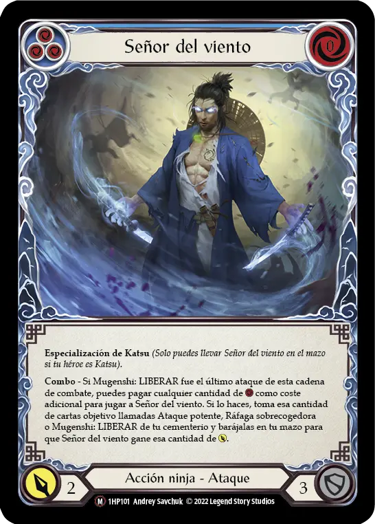 Card: Lord of Wind (blu)