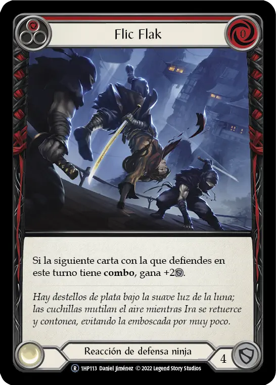 Card: Flic Flak (red)
