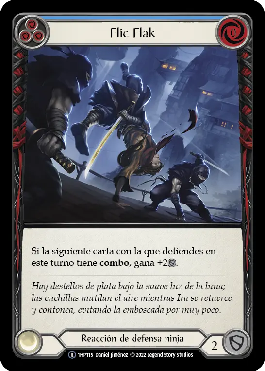 Card: Flic Flak (blu)