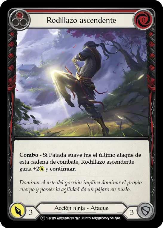 Card: Rising Knee Thrust (red)