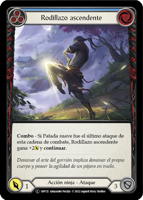 Card: Rising Knee Thrust (blu)