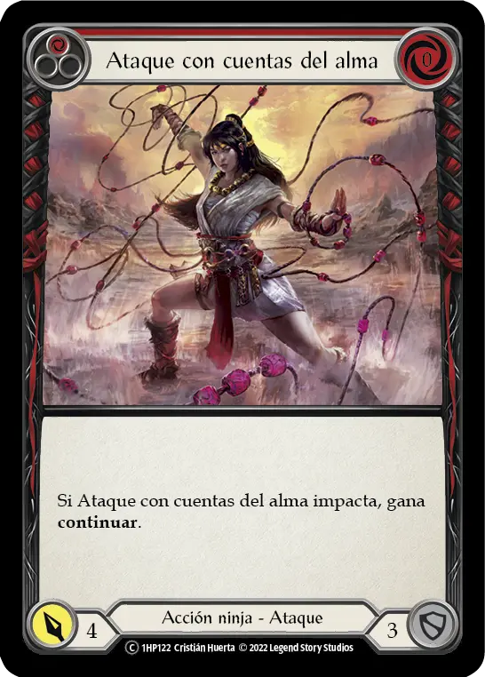 Card: Soulbead Strike (red)
