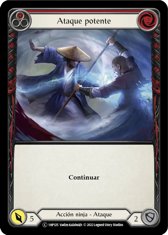 Card: Surging Strike (red)