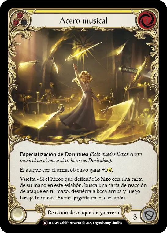 Card: Singing Steelblade (yel)