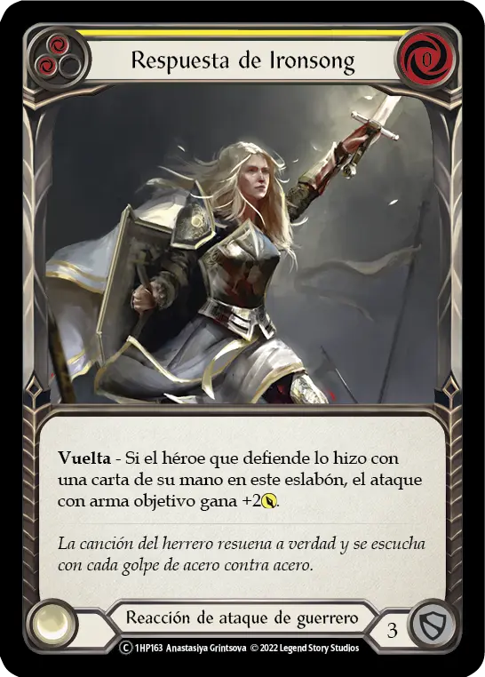Card: Ironsong Response (yel)