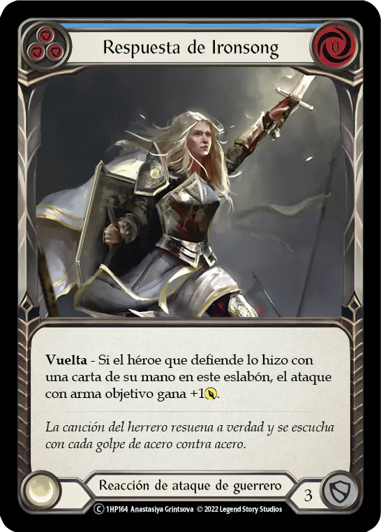 Card: Ironsong Response (blu)