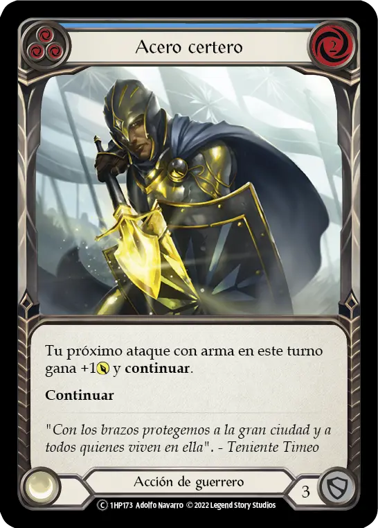 Card: Driving Blade (blu)