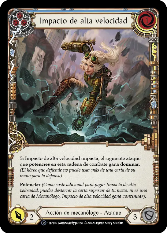Card: High Speed Impact (blu)