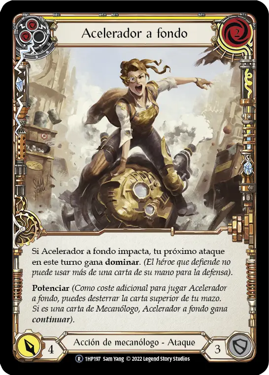 Card: Pedal to the Metal (yel)