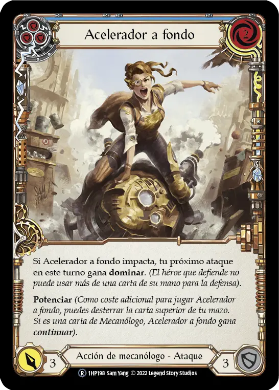 Card: Pedal to the Metal (blu)