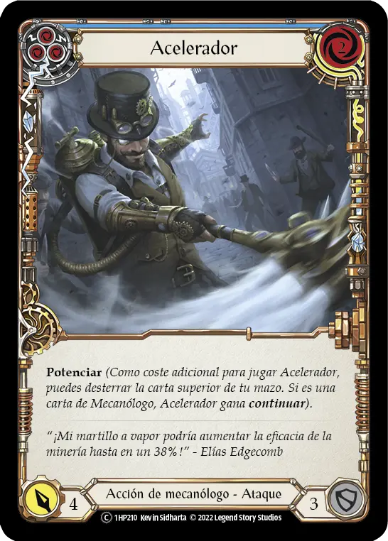 Card: Throttle (blu)