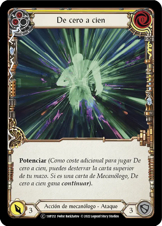 Card: Zero to Sixty (yel)