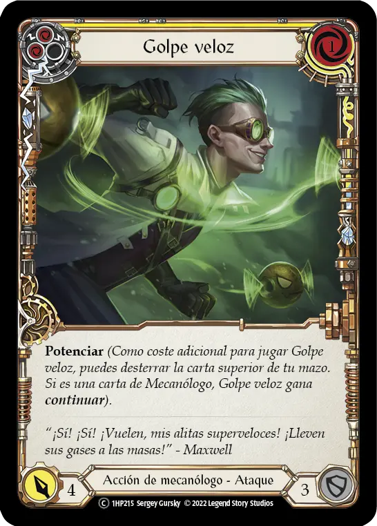 Card: Zipper Hit (yel)