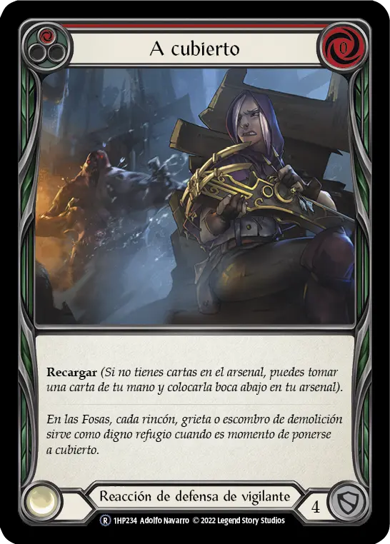 Card: Take Cover (red)