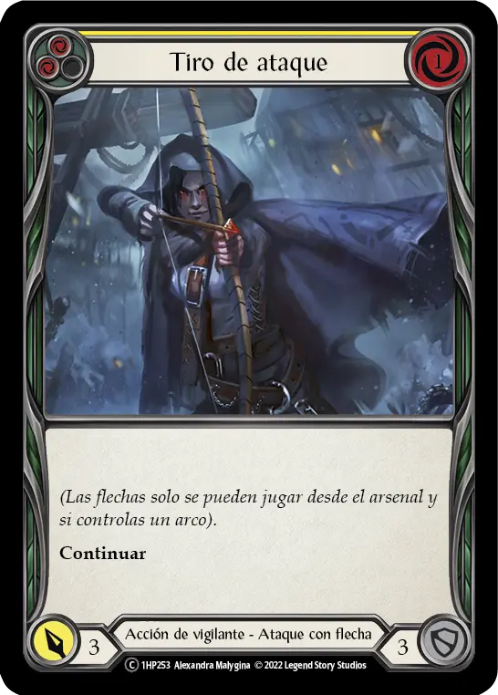 Card: Sic 'Em Shot (yel)