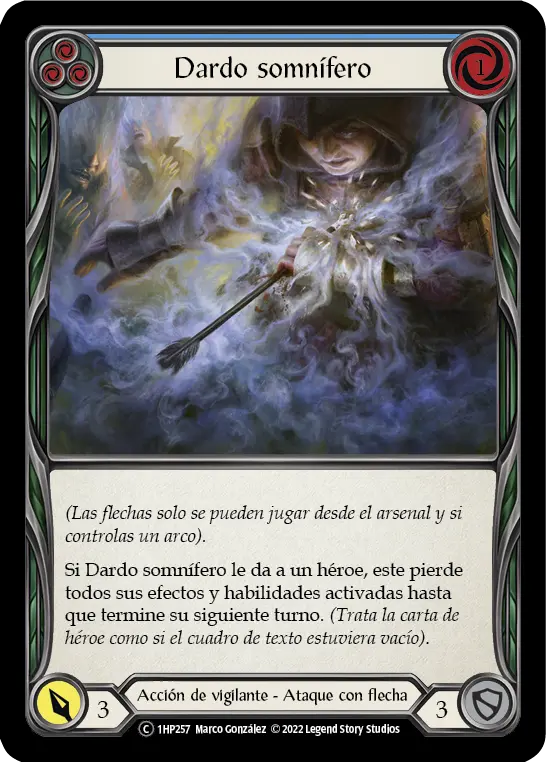 Card: Sleep Dart (blu)