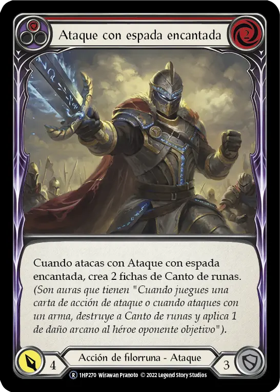 Card: Spellblade Assault (red)
