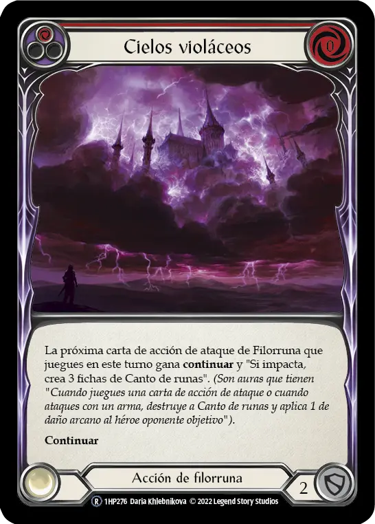 Card: Mauvrion Skies (red)