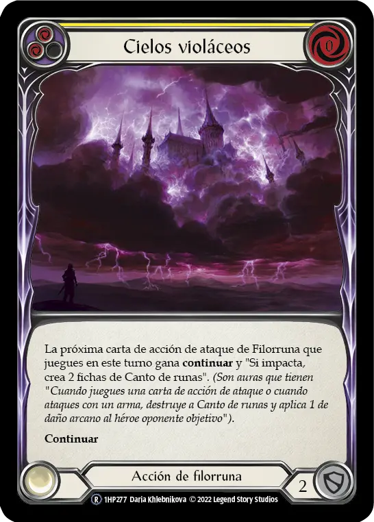 Card: Mauvrion Skies (yel)