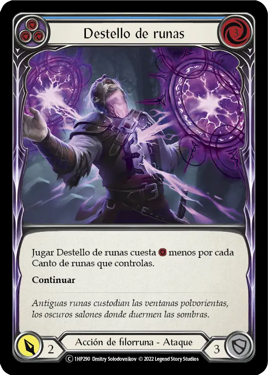 Card: Rune Flash (blu)