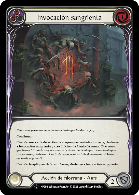 Card: Bloodspill Invocation (yel)