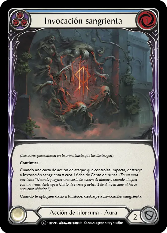 Card: Bloodspill Invocation (blu)