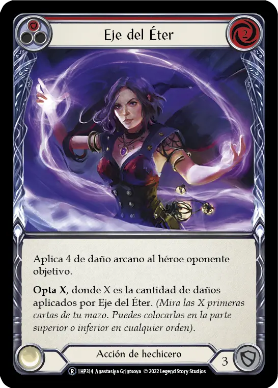 Card: Aether Spindle (red)