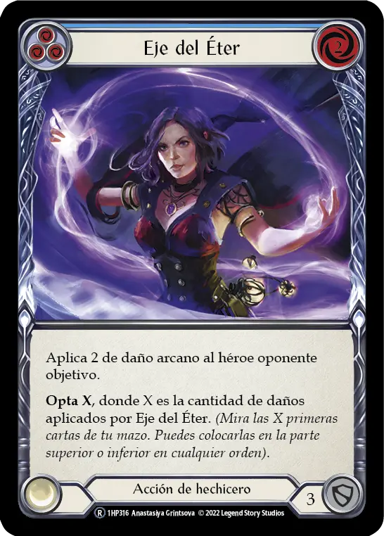 Card: Aether Spindle (blu)