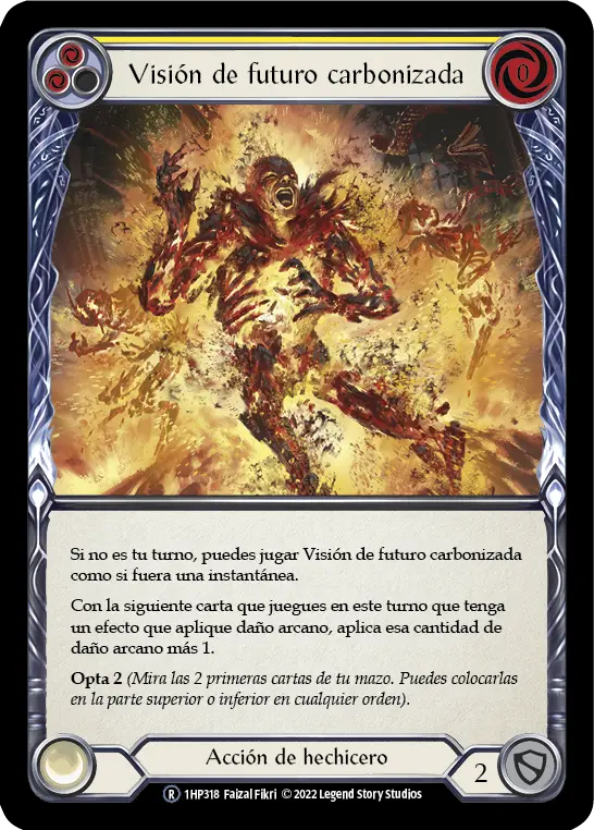 Card: Cindering Foresight (yel)