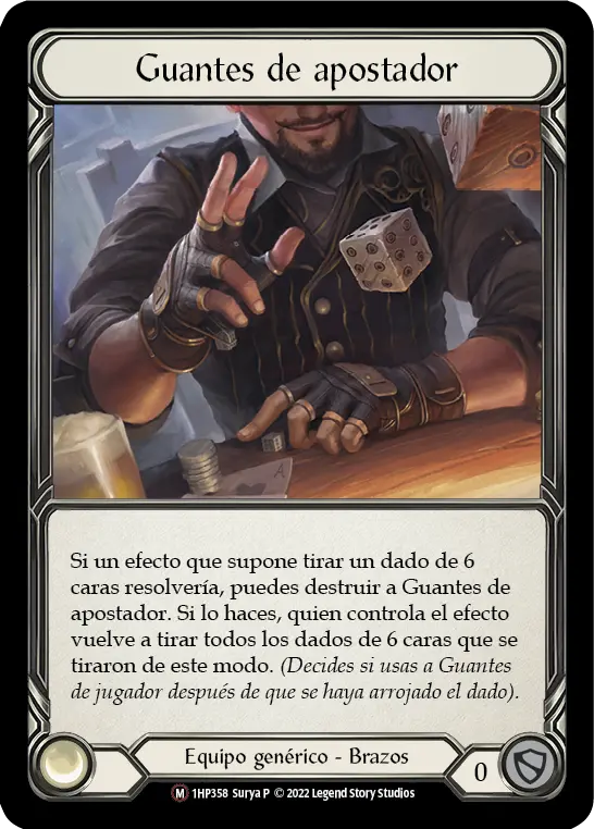 Card: Gambler's Gloves