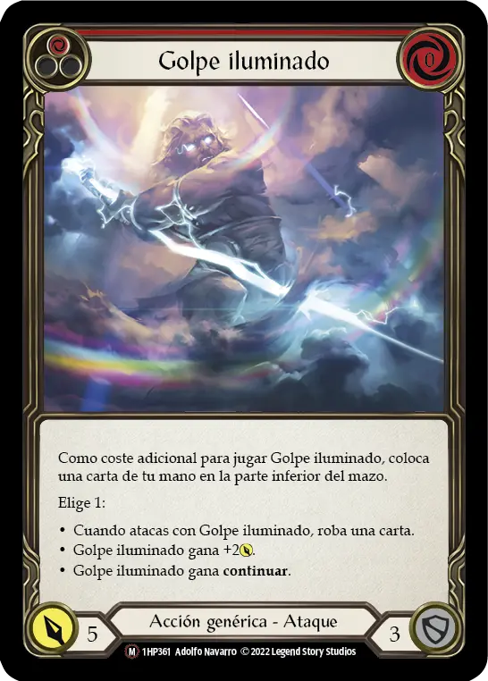 Card: Enlightened Strike (red)