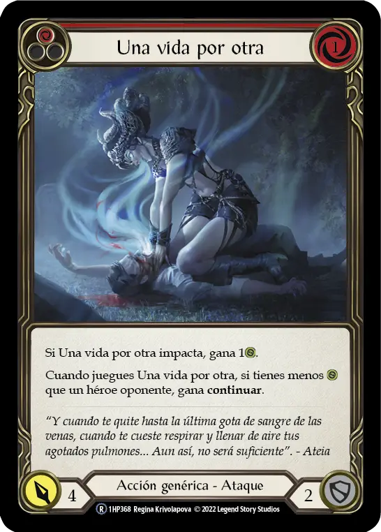 Card: Life for a Life (red)