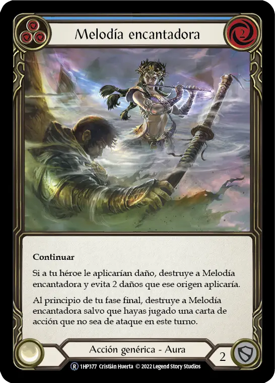 Card: Enchanting Melody (blu)
