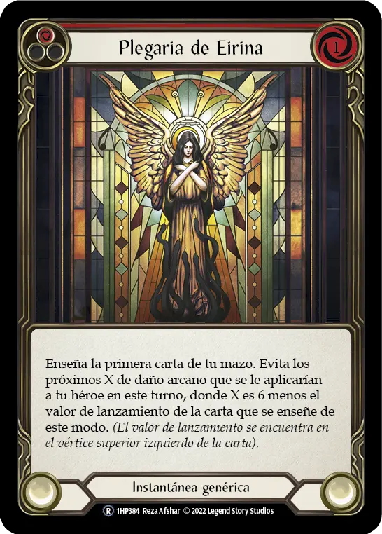 Card: Eirina's Prayer (red)