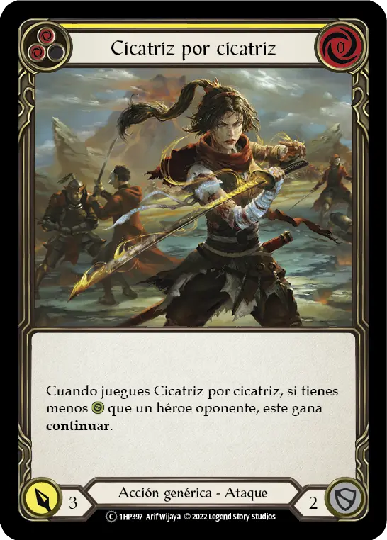 Card: Scar for a Scar (yel)