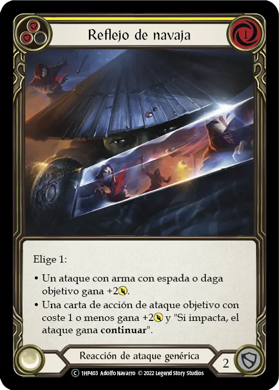 Card: Razor Reflex (yel)