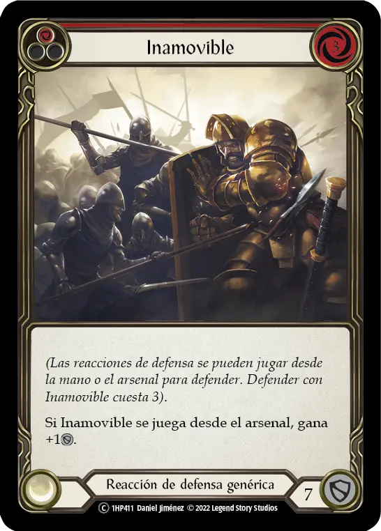 Card: Unmovable (red)