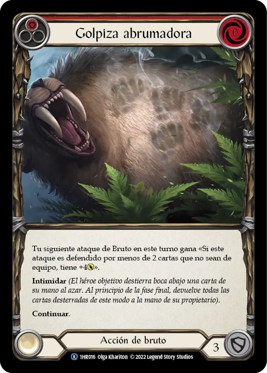 Card: Barraging Beatdown (red)