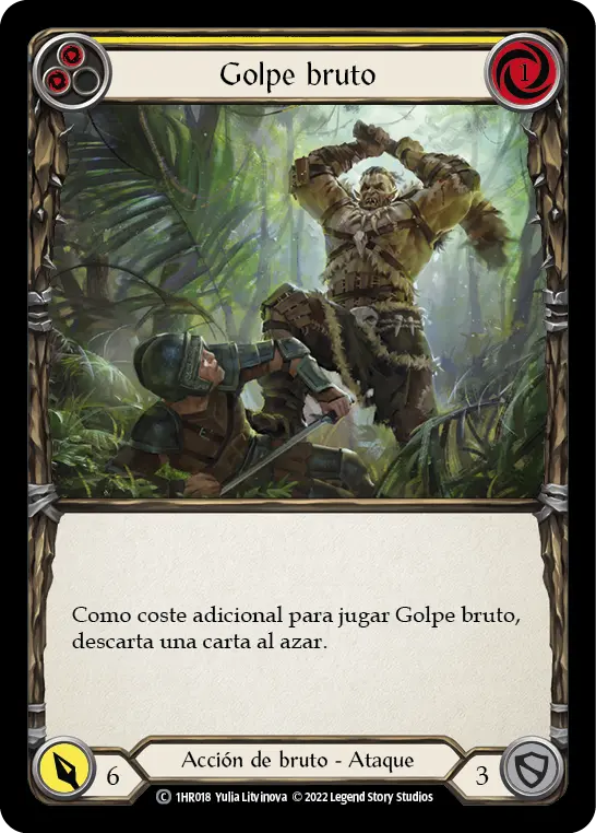 Card: Savage Swing (yel)