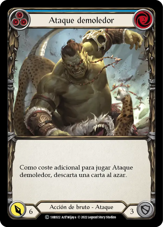 Card: Wrecker Romp (blu)