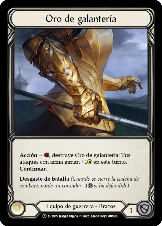Card: Gallantry Gold