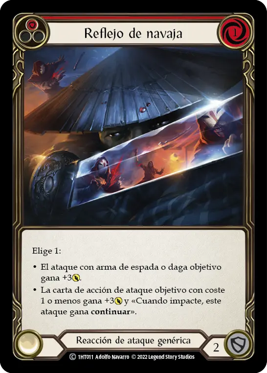 Card: Razor Reflex (red)