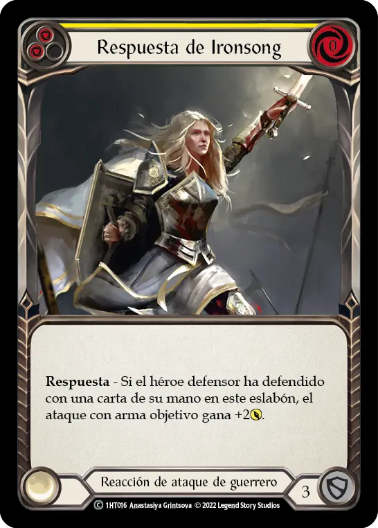 Card: Ironsong Response (yel)