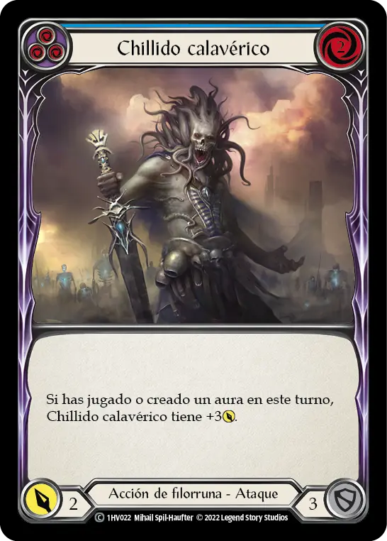 Card: Shrill of Skullform (blu)