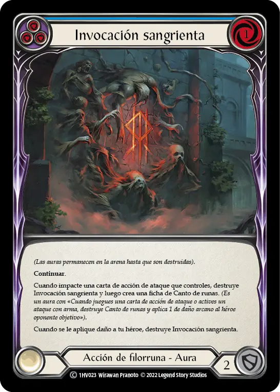 Card: Bloodspill Invocation (blu)