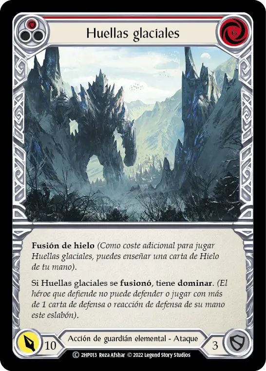 Card: Glacial Footsteps (red)