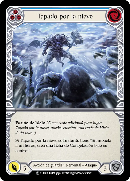 Card: Snow Under (blu)