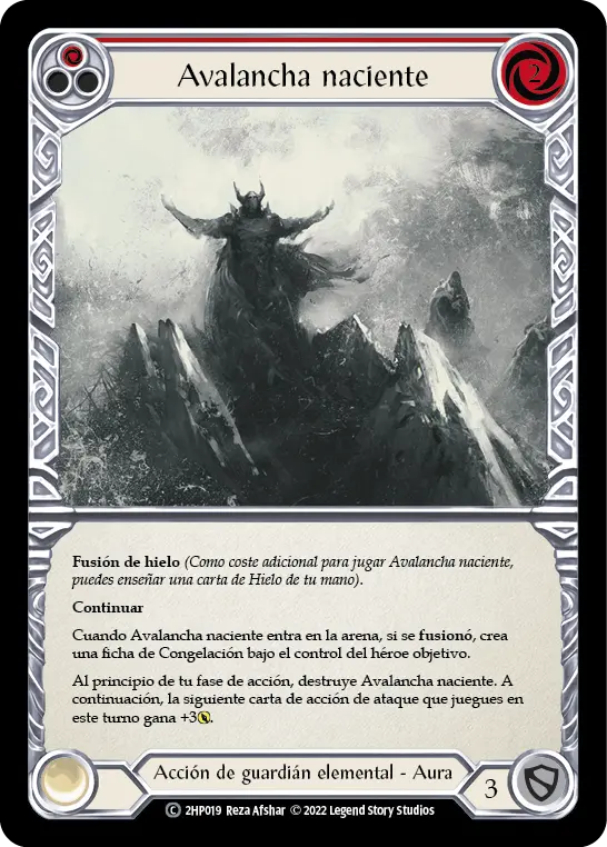 Card: Emerging Avalanche (red)