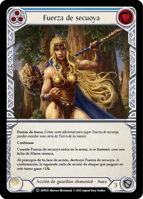 Card: Strength of Sequoia (blu)