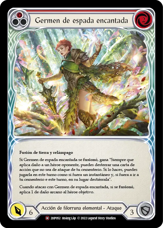 Card: Blossoming Spellblade (red)